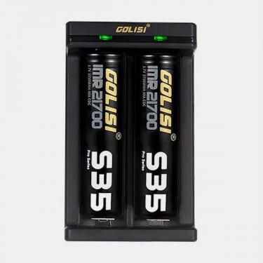 Carregador Golisi agulha 2 ou 4 para baterias - GB a marca verde