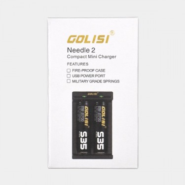 Carregador Golisi agulha 2 ou 4 para baterias - GB a marca verde