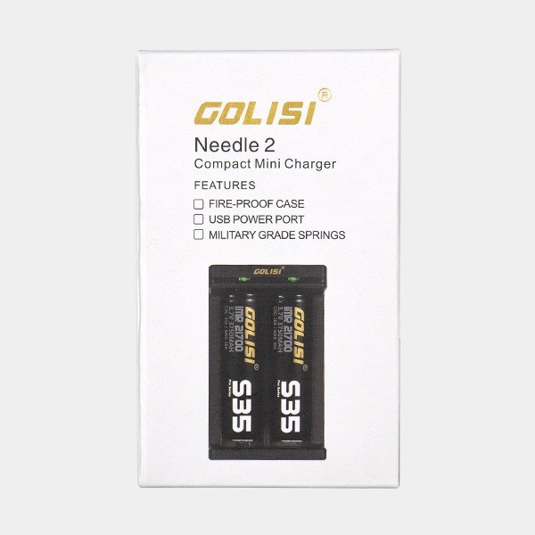 Carregador Golisi agulha 2 ou 4 para baterias - GB a marca verde