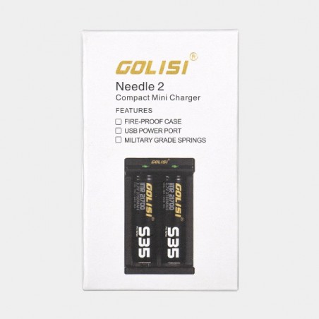 Carregador Golisi agulha 2 ou 4 para baterias - GB a marca verde