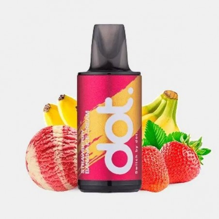 Cápsula Pré-preenchida Dotmod Switch Strawberry Banana Ice Cream 20mg
