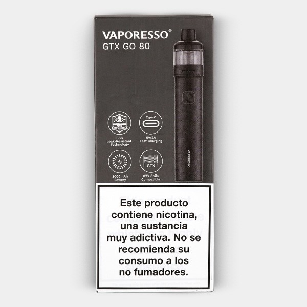 Elegante GTX GO 80 Vaporesso - GB A marca verde