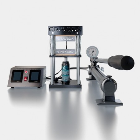 Imprensa Rosin Graspresso 15 Tons Medidor - GB The Green Brand