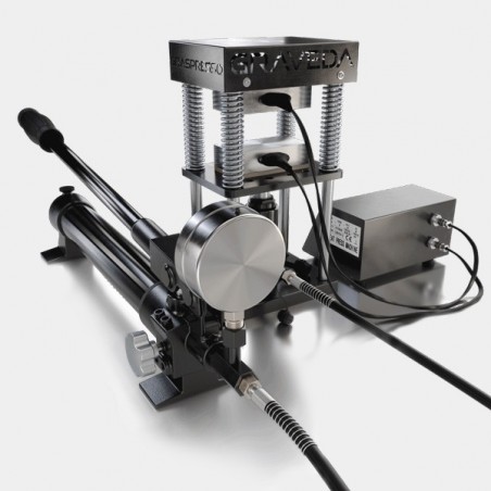 Imprensa Rosin Graspresso 15 Tons Medidor - GB The Green Brand