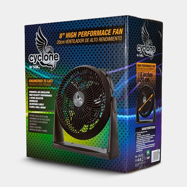 Ventilador pequeno Cyclone - GB The Green Brand