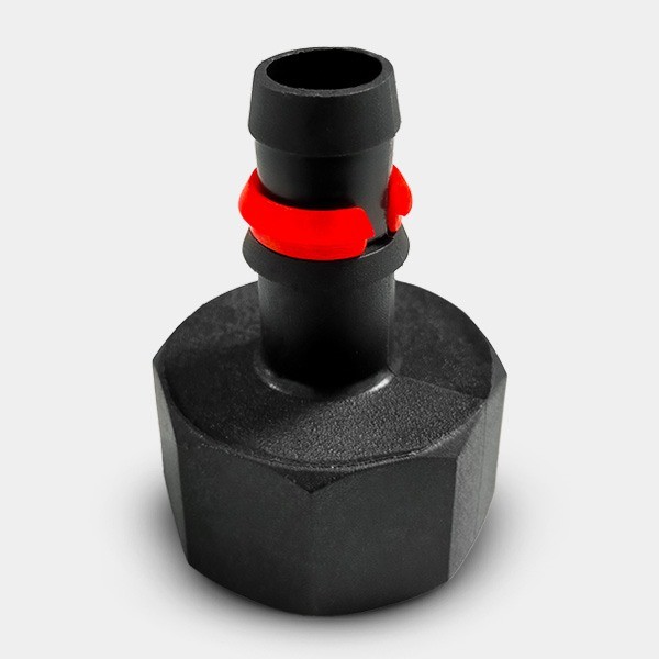 Racor com nozes loucas de 16 mm a 1/2" ou 3/4"