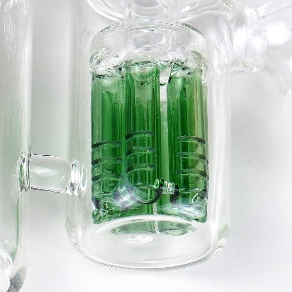 Precooler Double percolator para bong - GB A marca verde