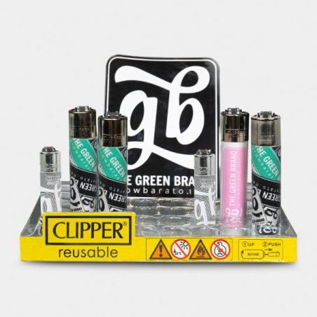 Kit Isqueiros Clipper GB Limited Edition - GB The Green Brand