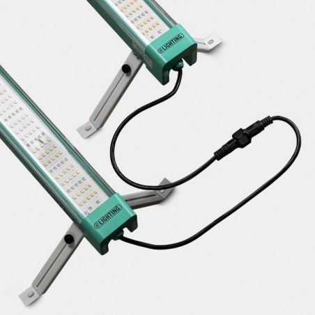 LED Under Canopy 120W PRO GB Lighting detalhe conexão cabos