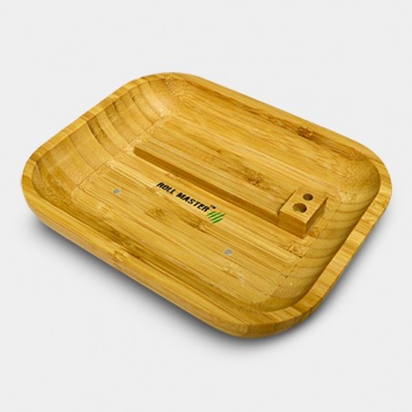 Roll Master Bandeja de bambu de bandeja para rolo - GB The Green Brand