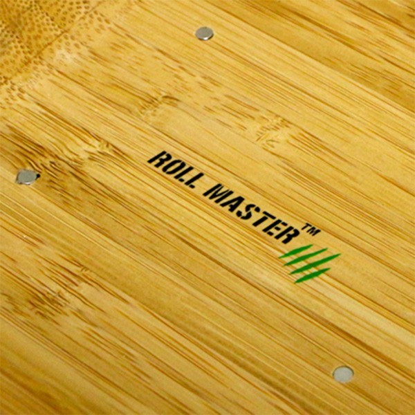 Roll Master Bandeja de bambu de bandeja para rolo - GB The Green Brand
