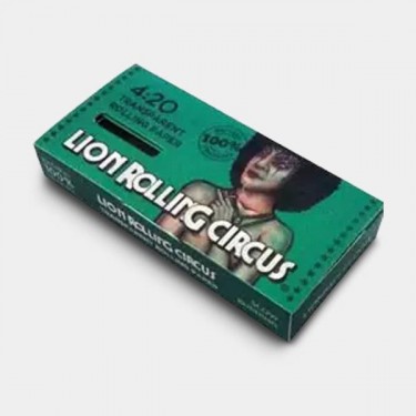 Lion Rolling Circus 4:20 papel transparente - GB The Green Brand