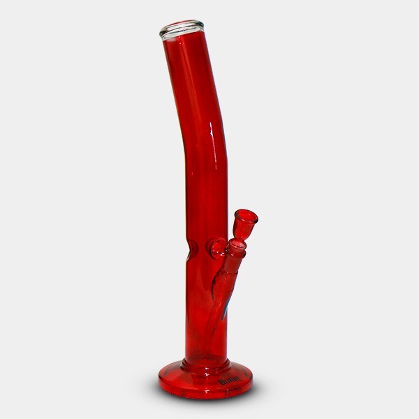 Bong Red Crystal Ice Bullet 43cm - GB The Green Brand