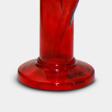 Bong Red Crystal Ice Bullet 43cm - GB The Green Brand
