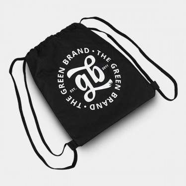 Mochila GB com corda preta com logotipo - GB