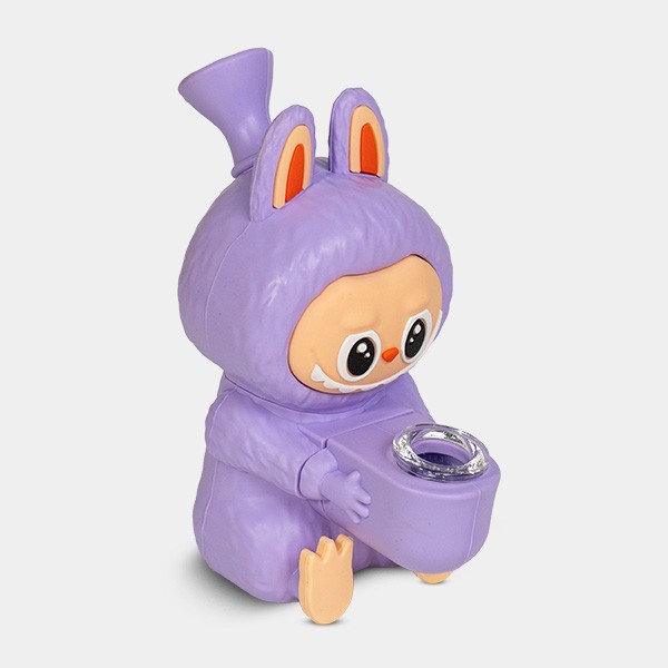Bong Labubu de Silicone em 5 Cores Diferentes - GB The Green Brand
