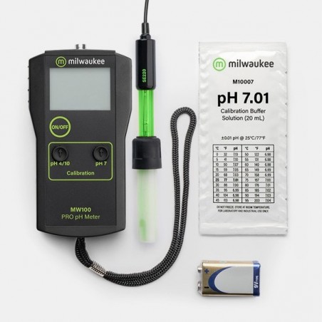 Ph contínuo Medidor de Milwaukee com Sonda - GB The Green Brand