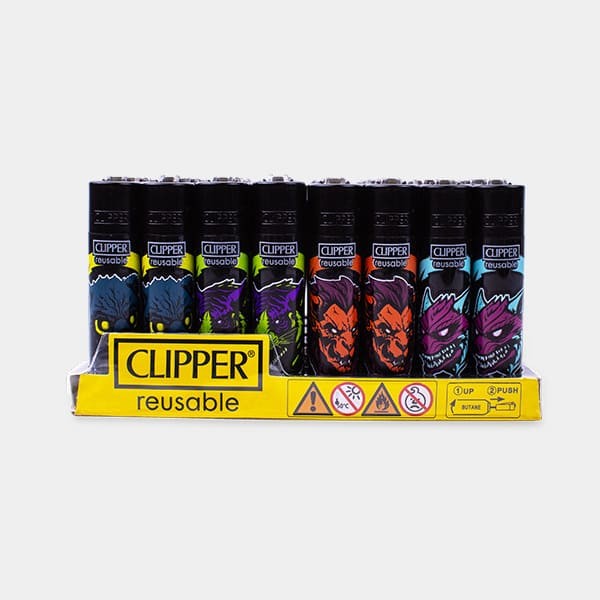 Isqueiro Clipper Animals Zombies display 1