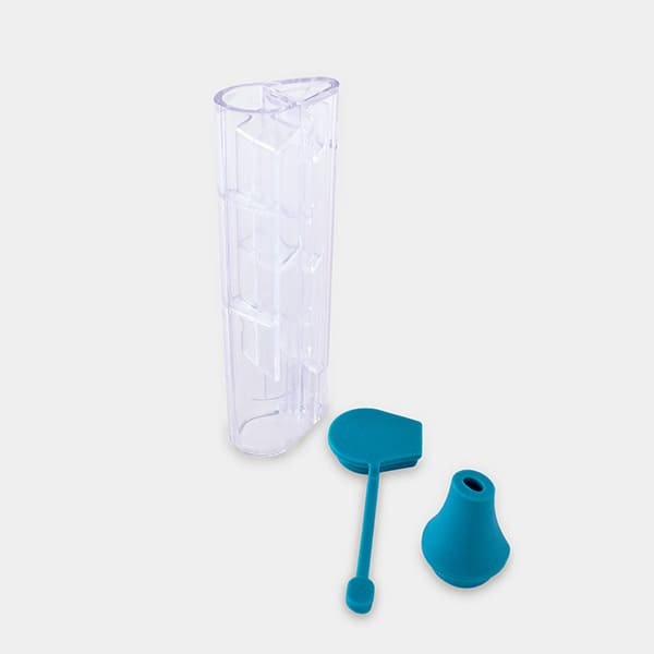Non Spill Bong aberto azul