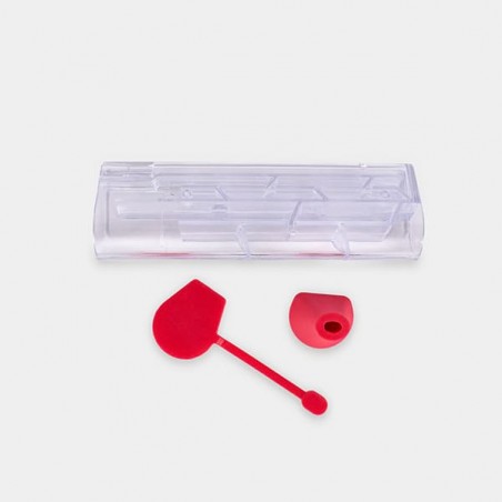 Non Spill Bong aberto vermelho