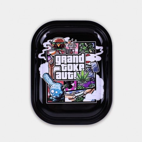 Bandeja de metal para enrolar 'GTA'