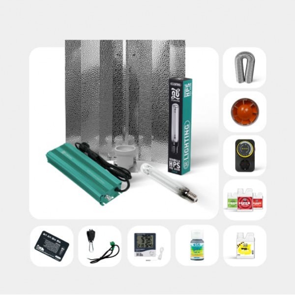 Kit de cultivo interior de 600 W sem armário