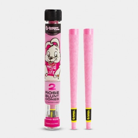 Cones pré-enrolados rosa G-Rollz