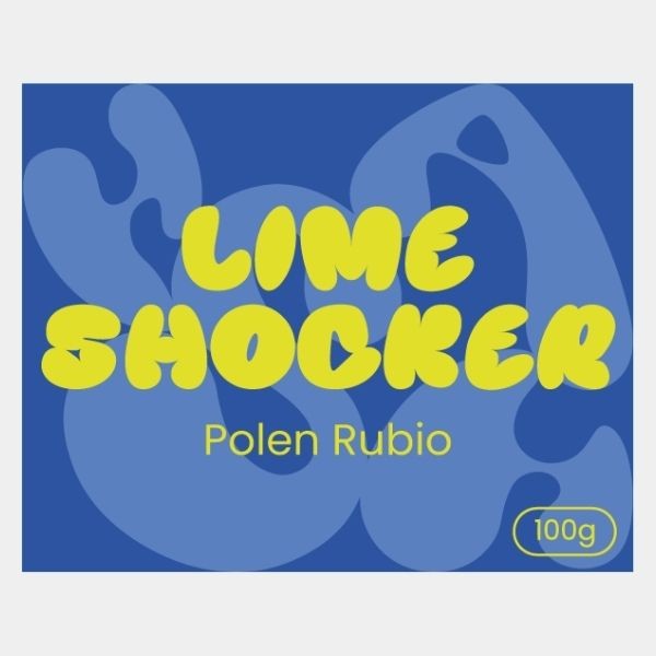 Placa de Pólen Rubio Lime Shocker | Aroma cítrico premium