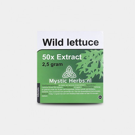 Extrato vegetal de alface selvagem 50x
