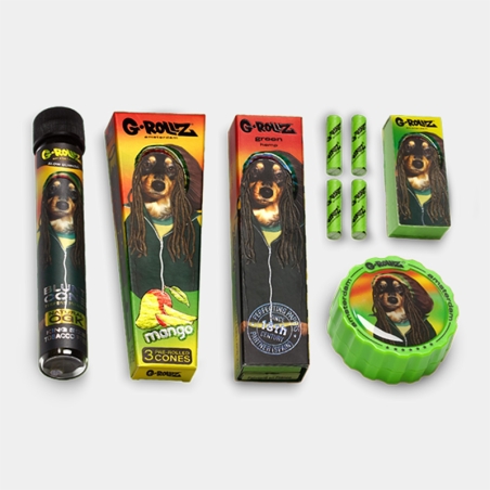 Pack de Fumador G-Rollz Reggae Edition