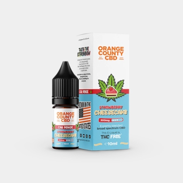 View Líquido E-Liquid Orange County CBD Cheesecake de Morango