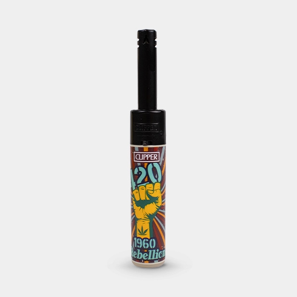 Isqueiro Clipper Minitube Retro Weed | GB The Green Brand