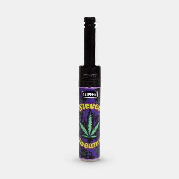 Isqueiro Clipper Minitube Retro Weed