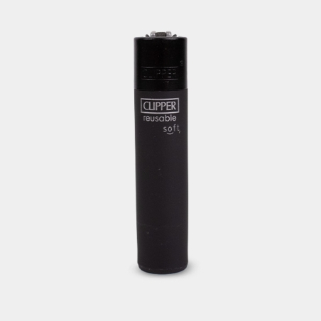 Isqueiro Clipper Soft Touch Preto | The Green Brand