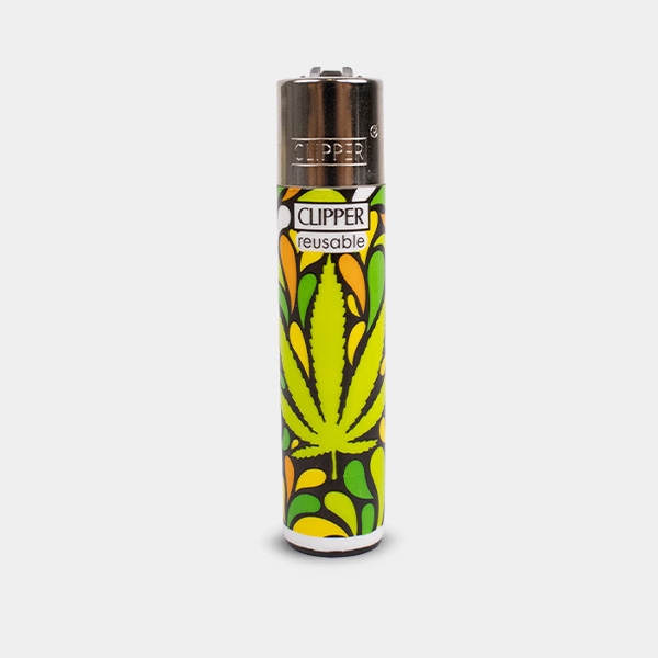 Isqueiro Clipper Leaf Style | GB The Green Brand