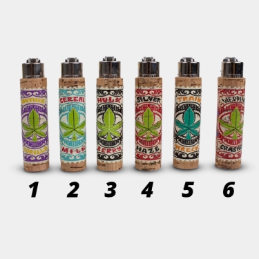 Isqueiro Clipper com capa de cortiça Weed Cork