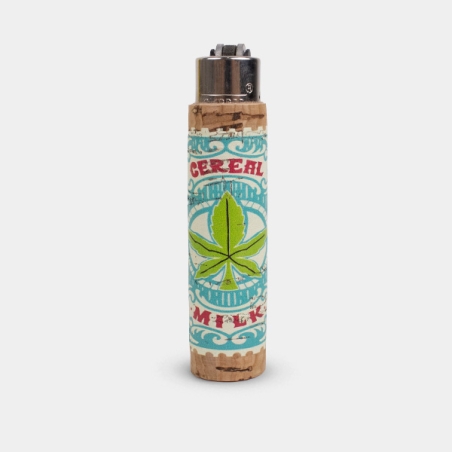 Isqueiro Clipper Capa de Cortiça Weed Cork | GrowBarato