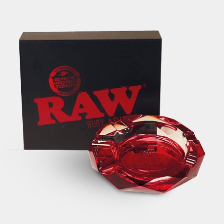 Cinzeiro Raw Cristal Ruby Red | GB The Green Brand