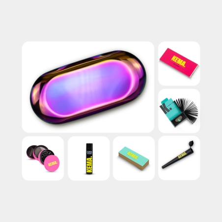 Kit para fumadores KEMA: Pacote completo de qualidade e com o melhor estilo