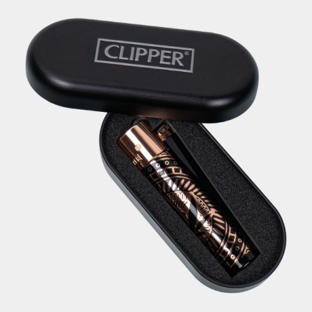 Isqueiro Clipper Leaves Premium + Caixa