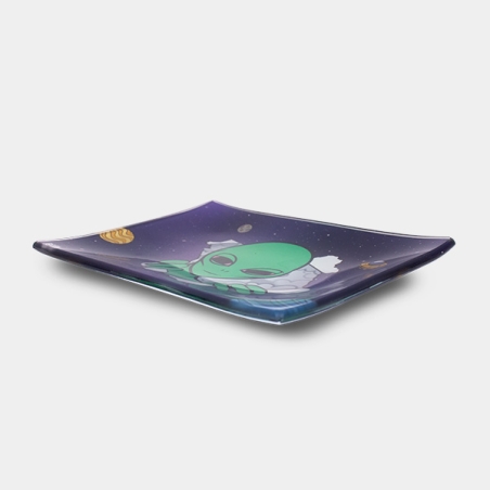 Bandeja de vidro Alien 16x12 GB design criativo premium
