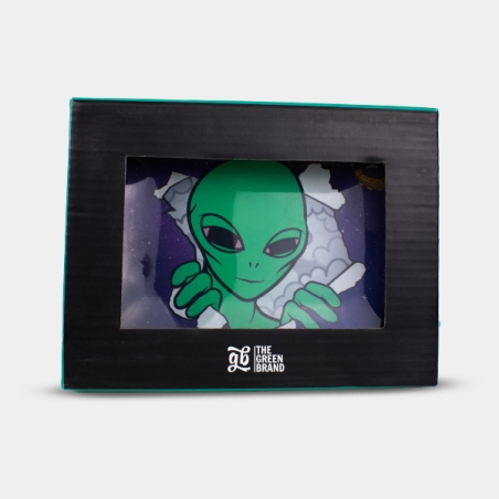 Bandeja de vidro Alien 16x12 GB design criativo premium