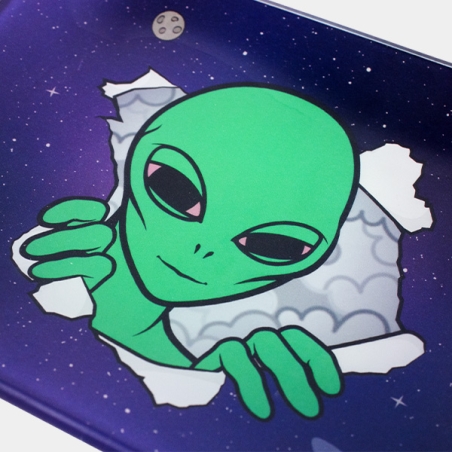 Bandeja de vidro Alien 16x12 GB design criativo premium