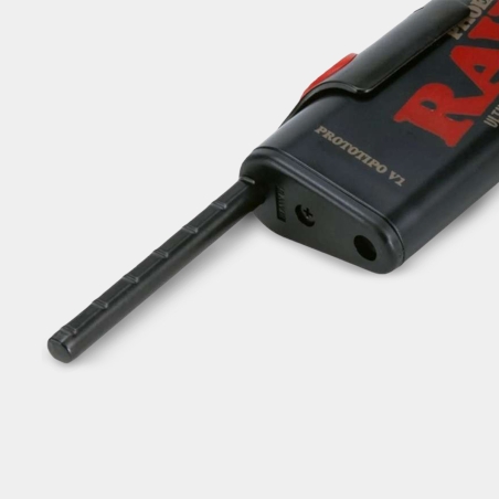 Isqueiro Raw Phoenix 3 em 1 Preto com porta-cones inferior