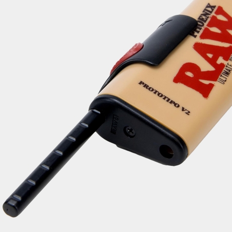 Isqueiro Raw Phoenix 3 em 1 Bege com prensa inferior