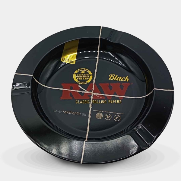 Cinzeiro Raw Metal Black vista superior