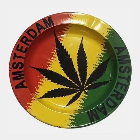 Cinzeiro de metal rasta