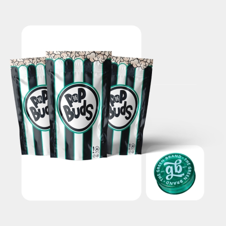 Kit Black Caramel | Kit de fumador com Pop Buds CBD 75 g