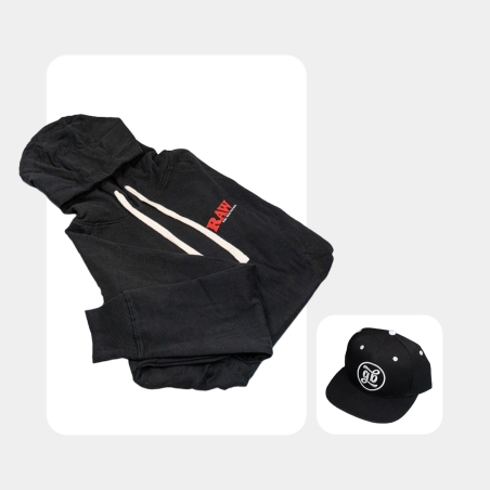 Gorra GB + Sudadera RAW
