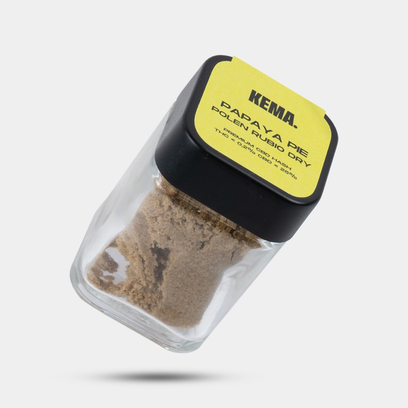 Hash CBD Polónia Rubio Dry 'Papaya Pie' KEMA frasco 15 g